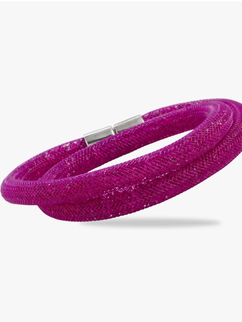 Swarovski Purple Stardust Sparkle Double-Wrap Bracelet